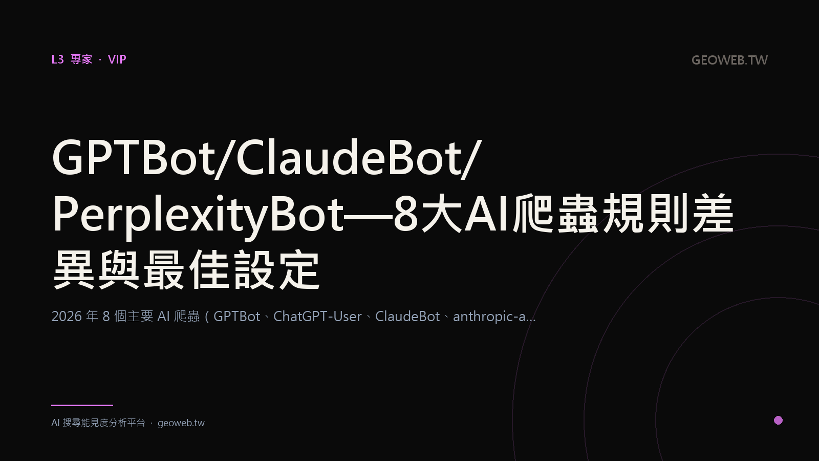"GPTBot / ClaudeBot / PerplexityBot — How the 8 Major AI Crawlers Differ, and the Best Way to Configure Them"
