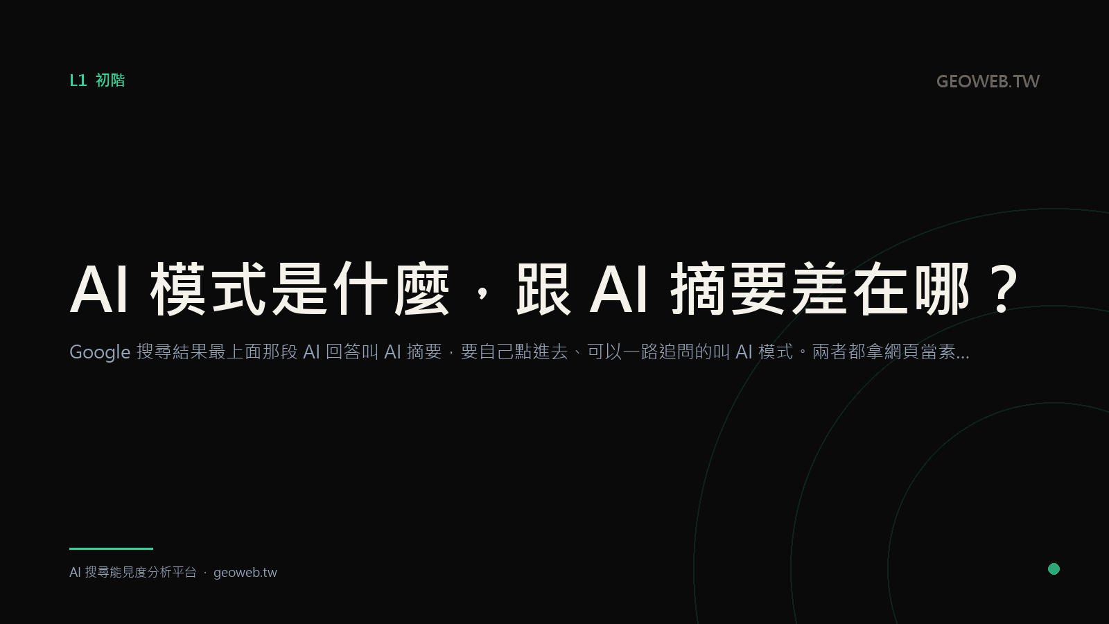 AI 模式是什麼，跟 AI 摘要差在哪？